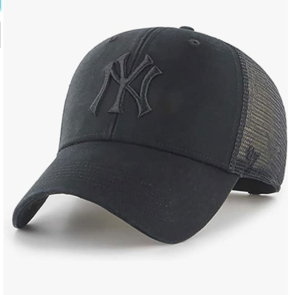 '47 NewYork Yankees Flagship MVP Adjustable Black Baseball Hat Unisex NWT